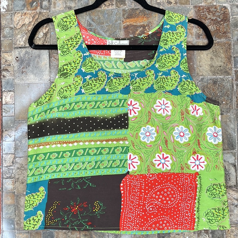 Y2K 100% Silk Tank